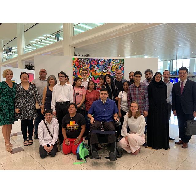 Before flying through DXB Terminal 3 Concourse B, please visit the &ldquo;Connections&rdquo; Art exhibition.  A joint exhibition from the artist at Mawaheb from Beautiful People and the Indefinite Arts Centre in Canada. Running from the 10th till the