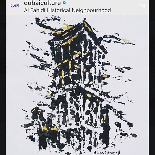 Honored to be part of Dubai&rsquo;s celebration of #worldheritageday April 18th, 2020 @mestariaofficial @dubaiculture @alfahidineighbourhood #artuae #mikearnoldart #mestaria #alfahidihistoricalneighbourhood #dubaiart #dubai #uaeart #artuae #dubaicult