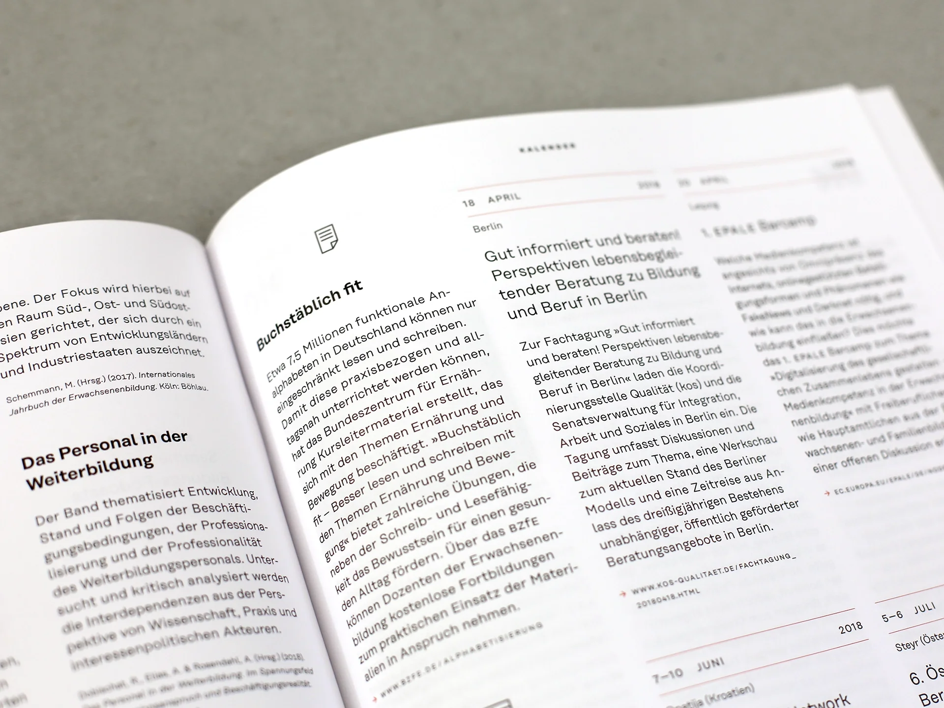 Christine Lange Editorial Design weiter bilden Magazin Neustart Relaunch