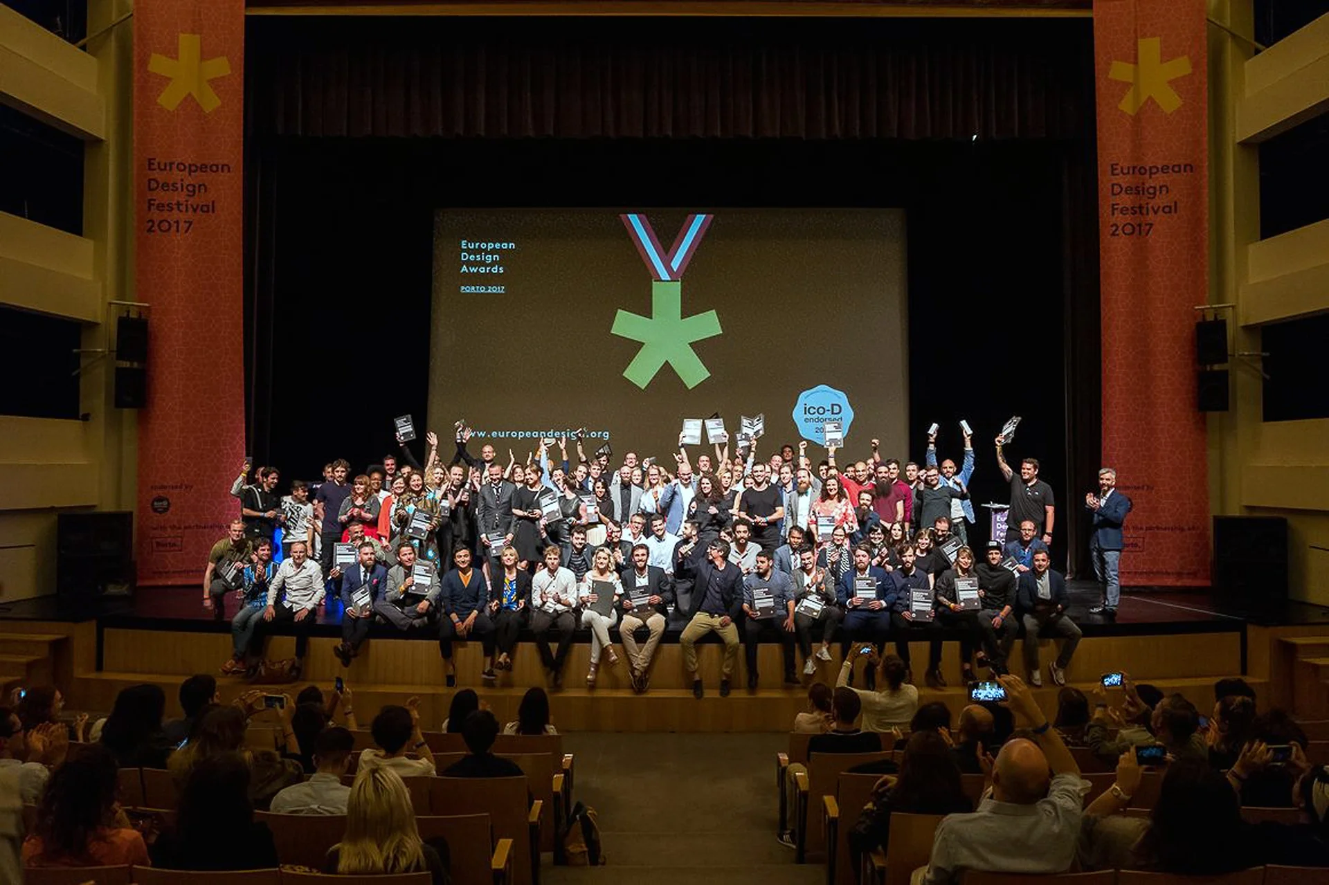 Christine Lange Studio für Gestaltung Keyvisual Poster Design Event Design European Design Awards 2017