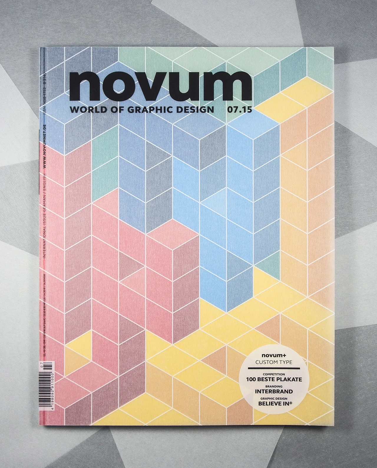novum World of Graphic Design Cover Design Custom Type