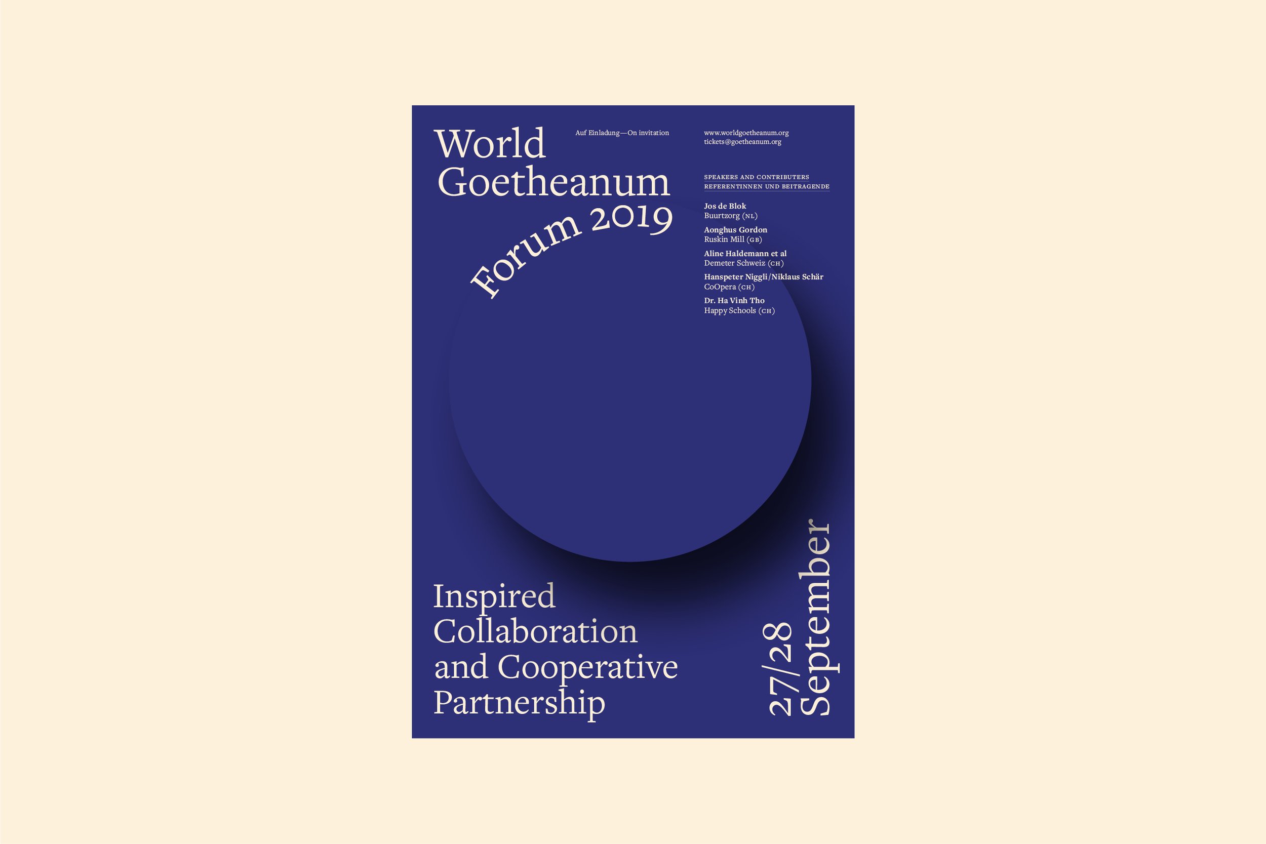 World Goetheanum Forum 2019