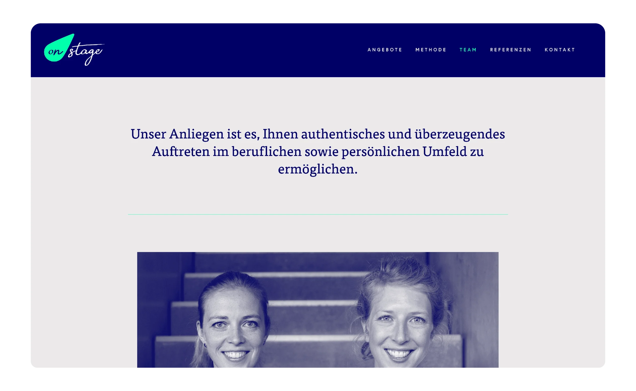 onstage Coaching – Squarespace Website Squarespace Desktop Team, Christine Lange