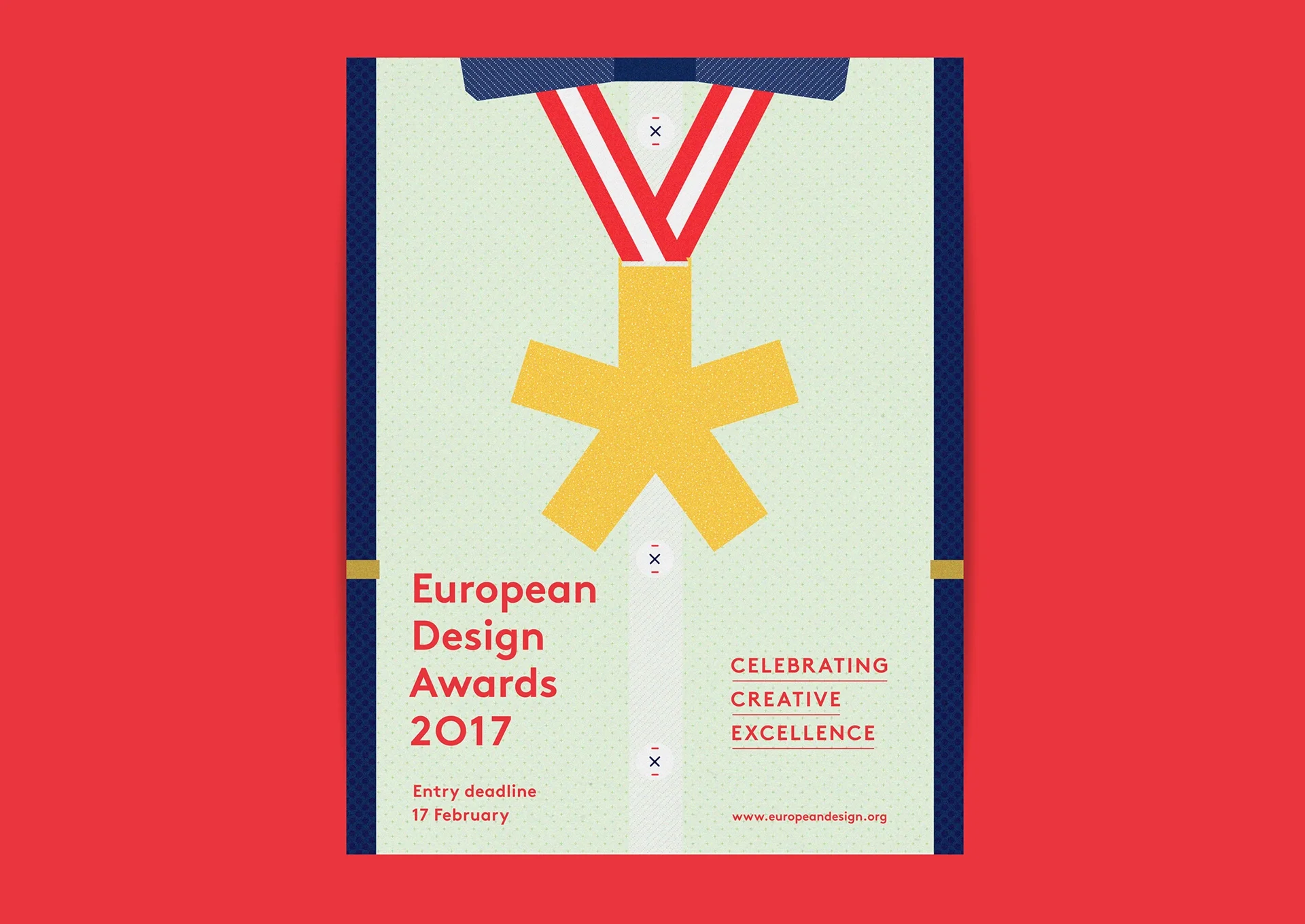 Christine Lange Studio für Gestaltung Keyvisual Poster Design Event Design European Design Awards 2017