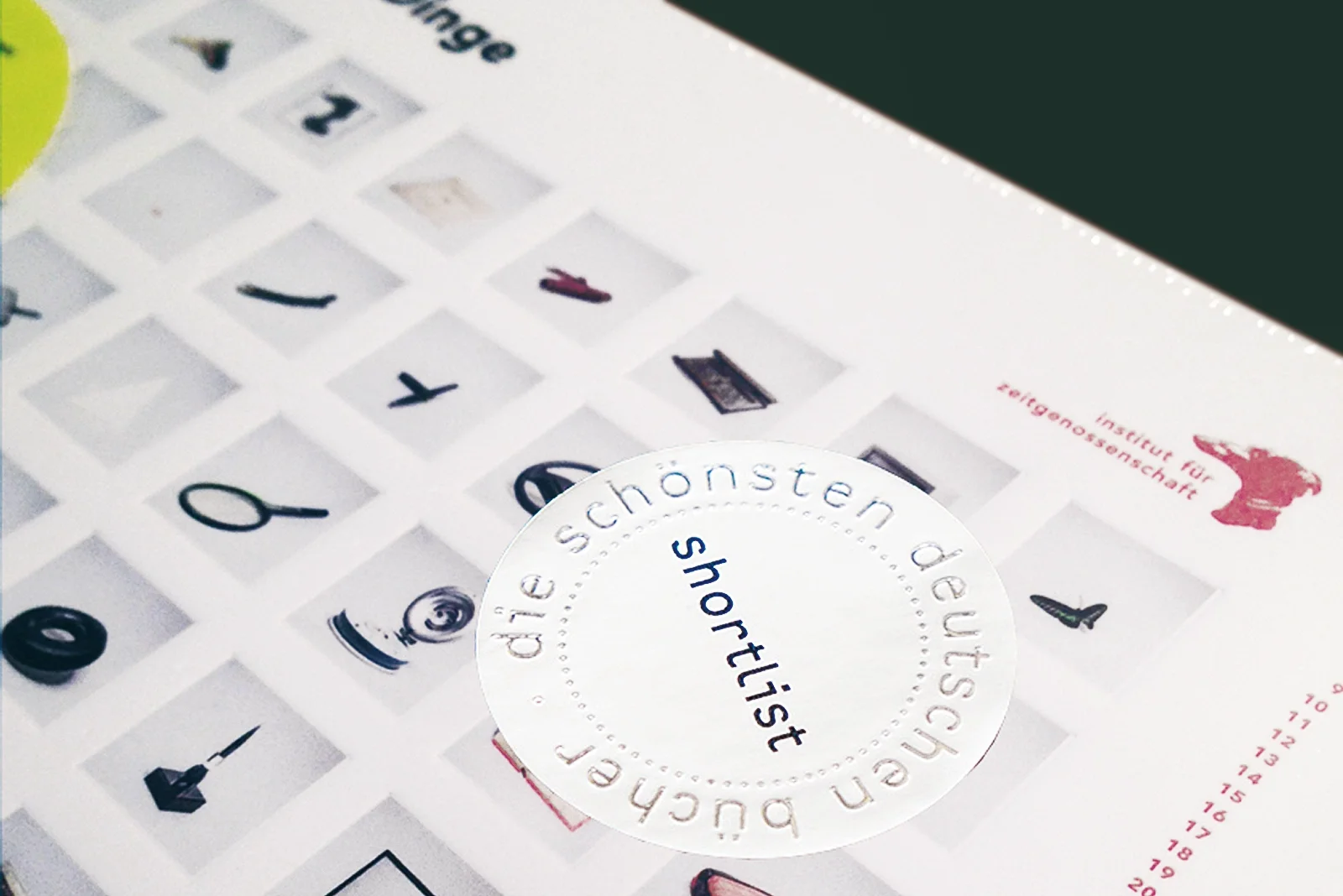 Christine Lange Auszeichnung Buchgestaltung Shortlist Stiftung Buchkunst Die 100 Wichtigsten Dinge