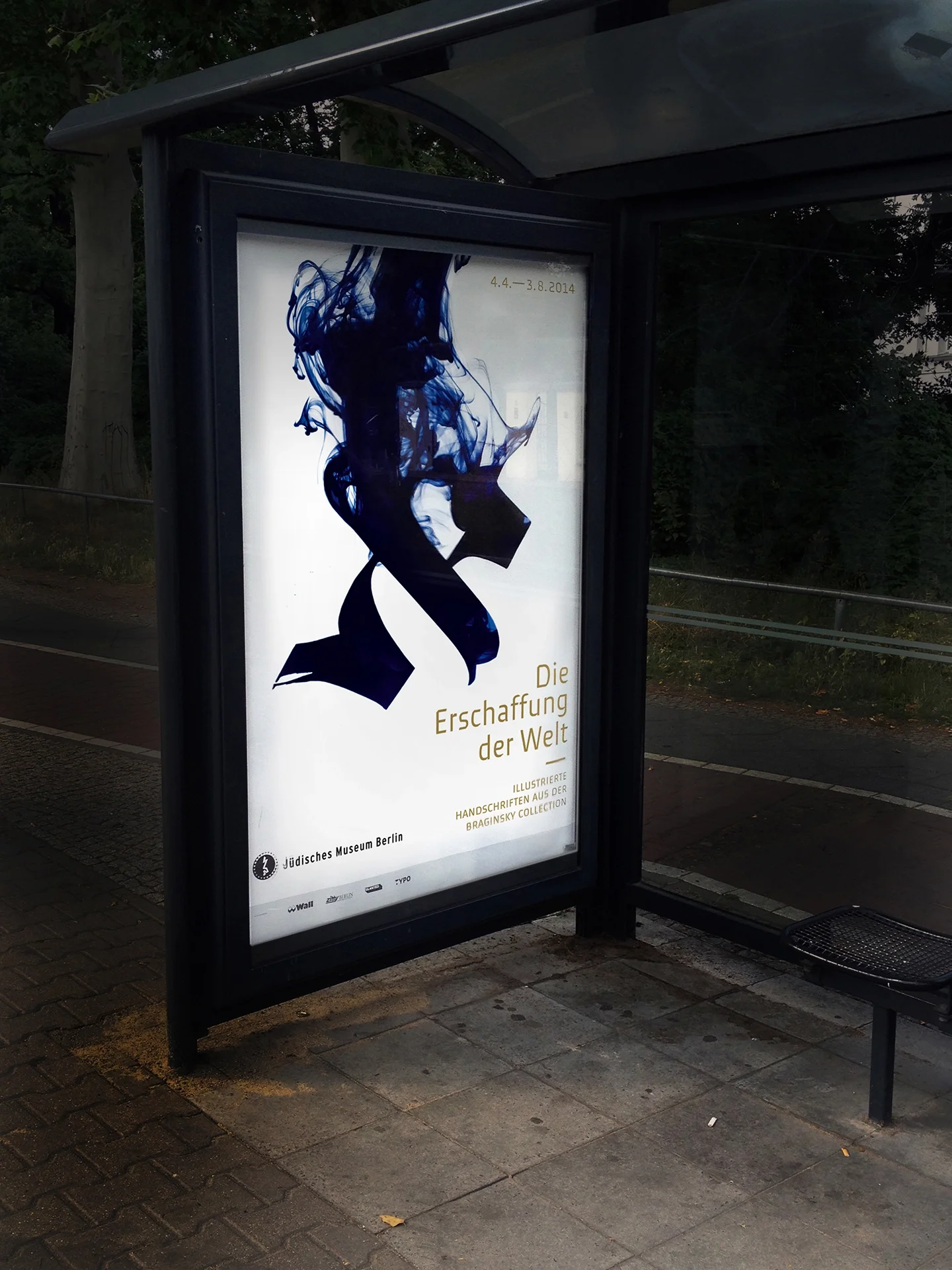 Christine Lange Gestaltung Design Jüdisches Museum Berlin Erscheinunsbild Identität Flyer Einladung Keyvisual