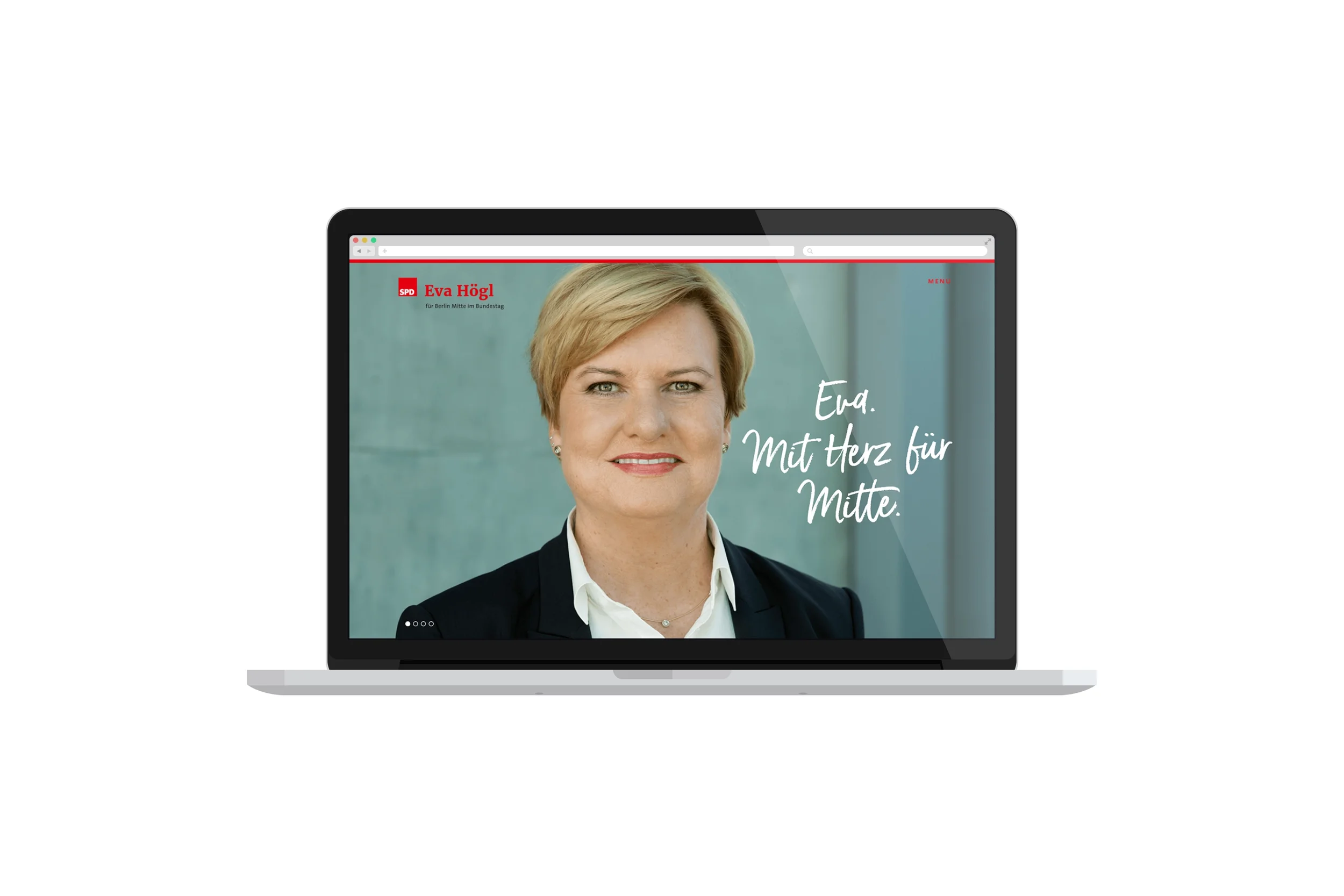 Christine Lange Design Gestaltung Eva Högl SPD Identität Webdesign Broschüre Layout