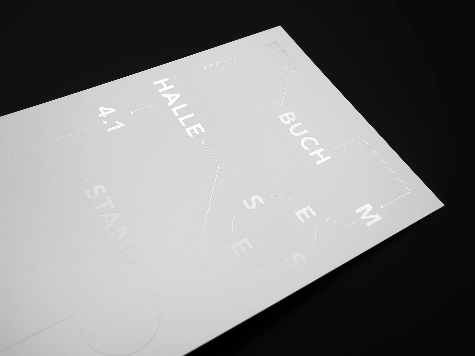 Stiftung Buchkunst – Einladungskarte Frankfurter Buchmesse 2015, Christine Lange