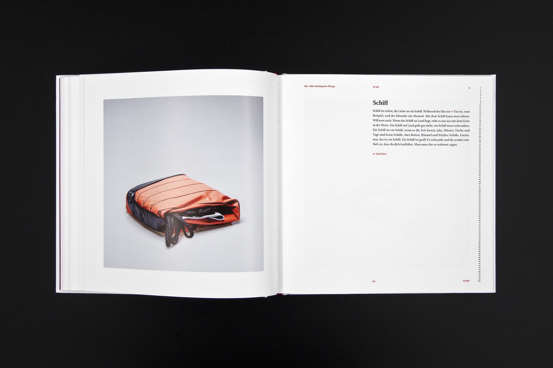 Christine Lange Editorial Design Buchgestaltung Die 100 Wichtigsten Dinge Hatje Cantz Verlag