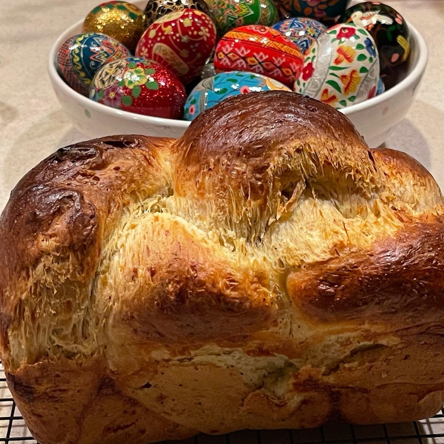 Easter Cheese Bread (Crescia al Formaggio) The aroma is incredible.