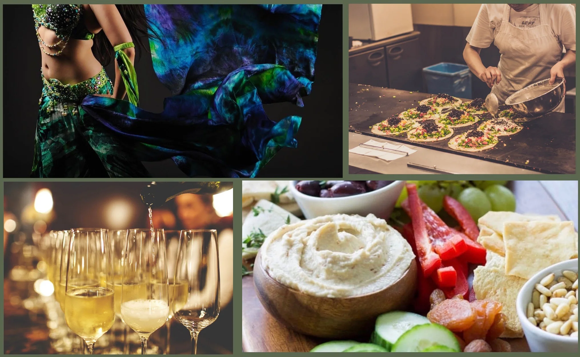 Middle Eastern Cooking Demo, Drinks, and Dance!