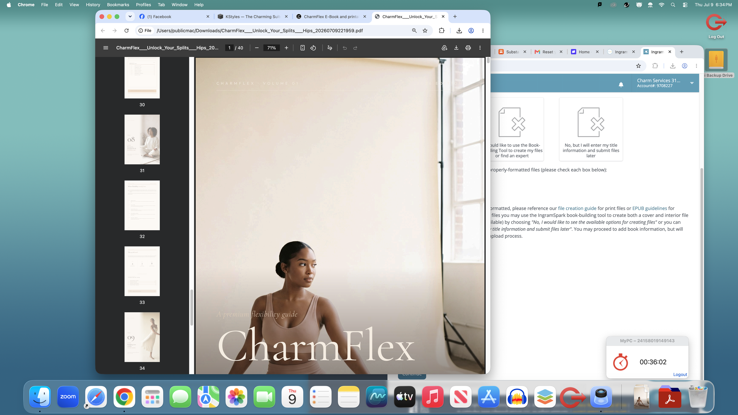 CharmFlex: Unlock Your Splits & Hips - Stretch E-Book
