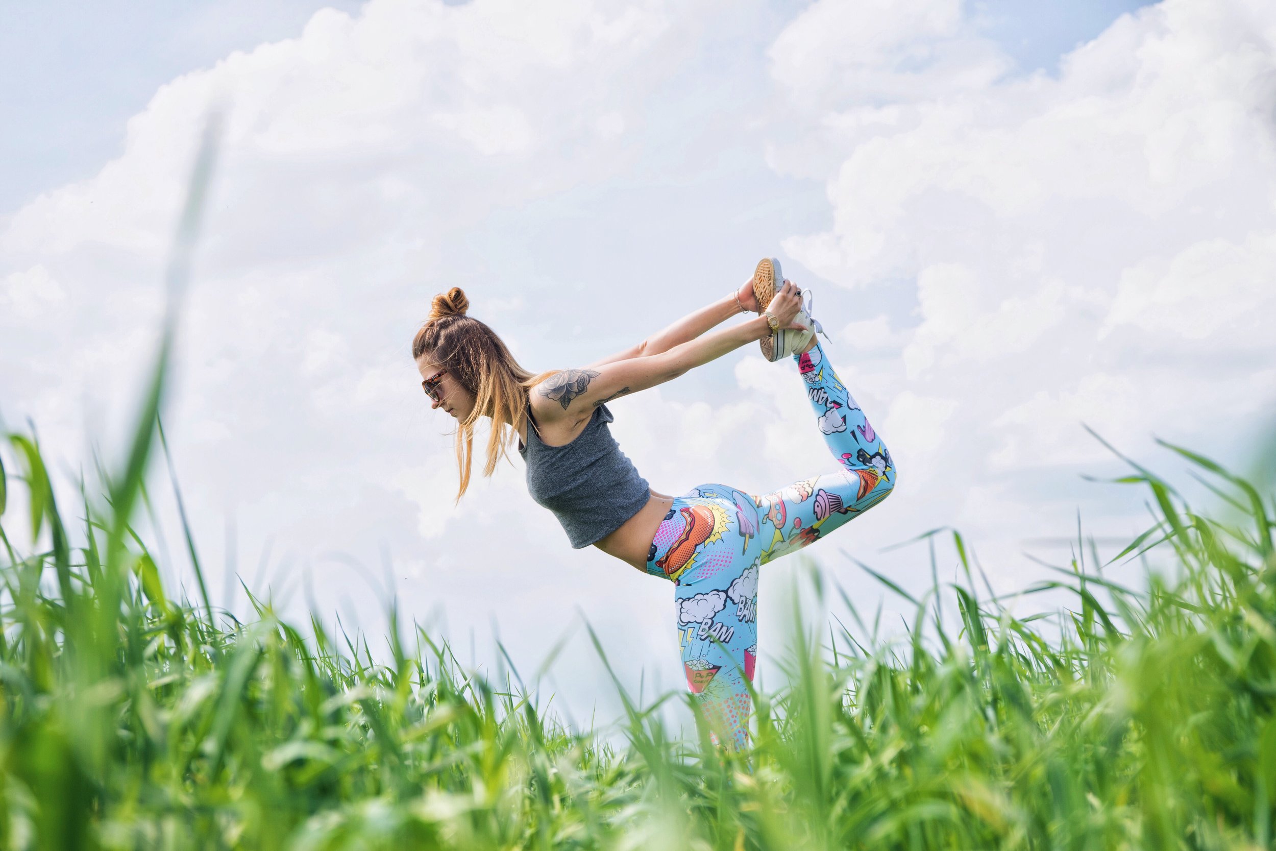 Yoga on the beach at Trader's Point