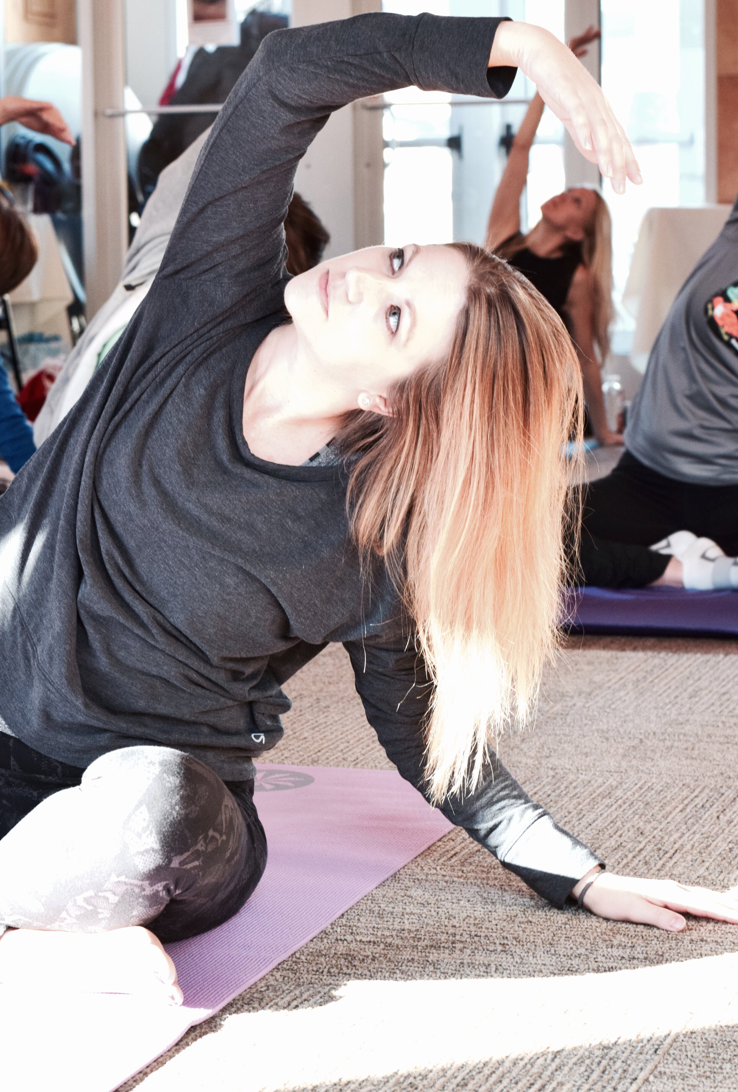 Restorative yoga, healing breath healing light