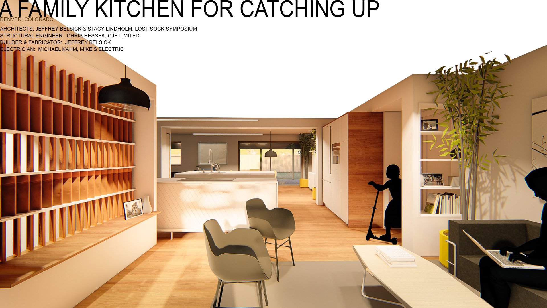 A FAMILY KITCHEN FOR CATCHING UP