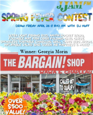 Bargain Shop spring Contest-April 26 2019