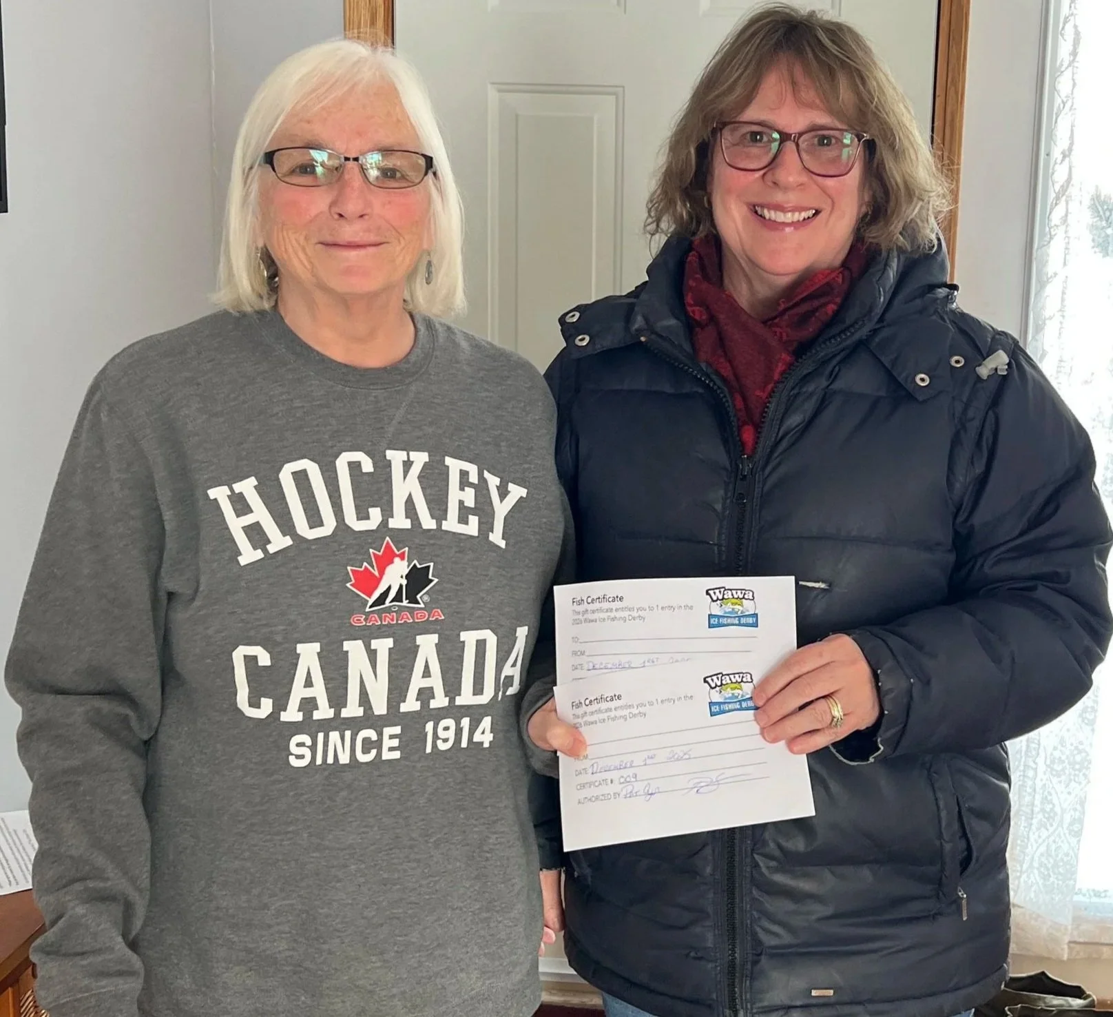 Wawa Derby Fish certificates-Draw Jan 2 2026