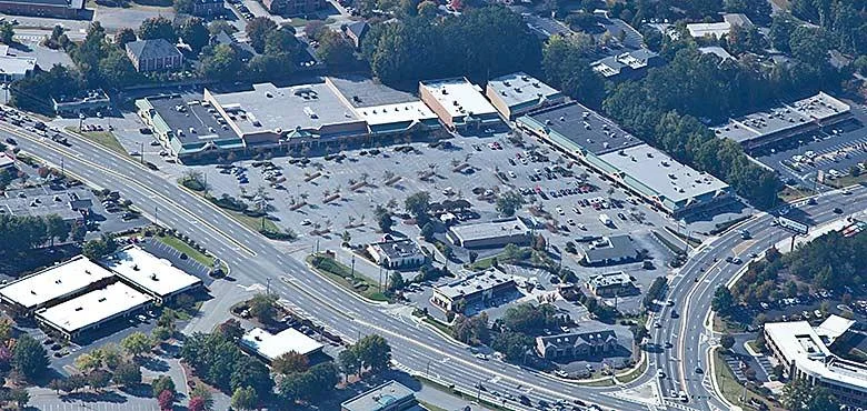 Roswell Village Shopping Center pre-development