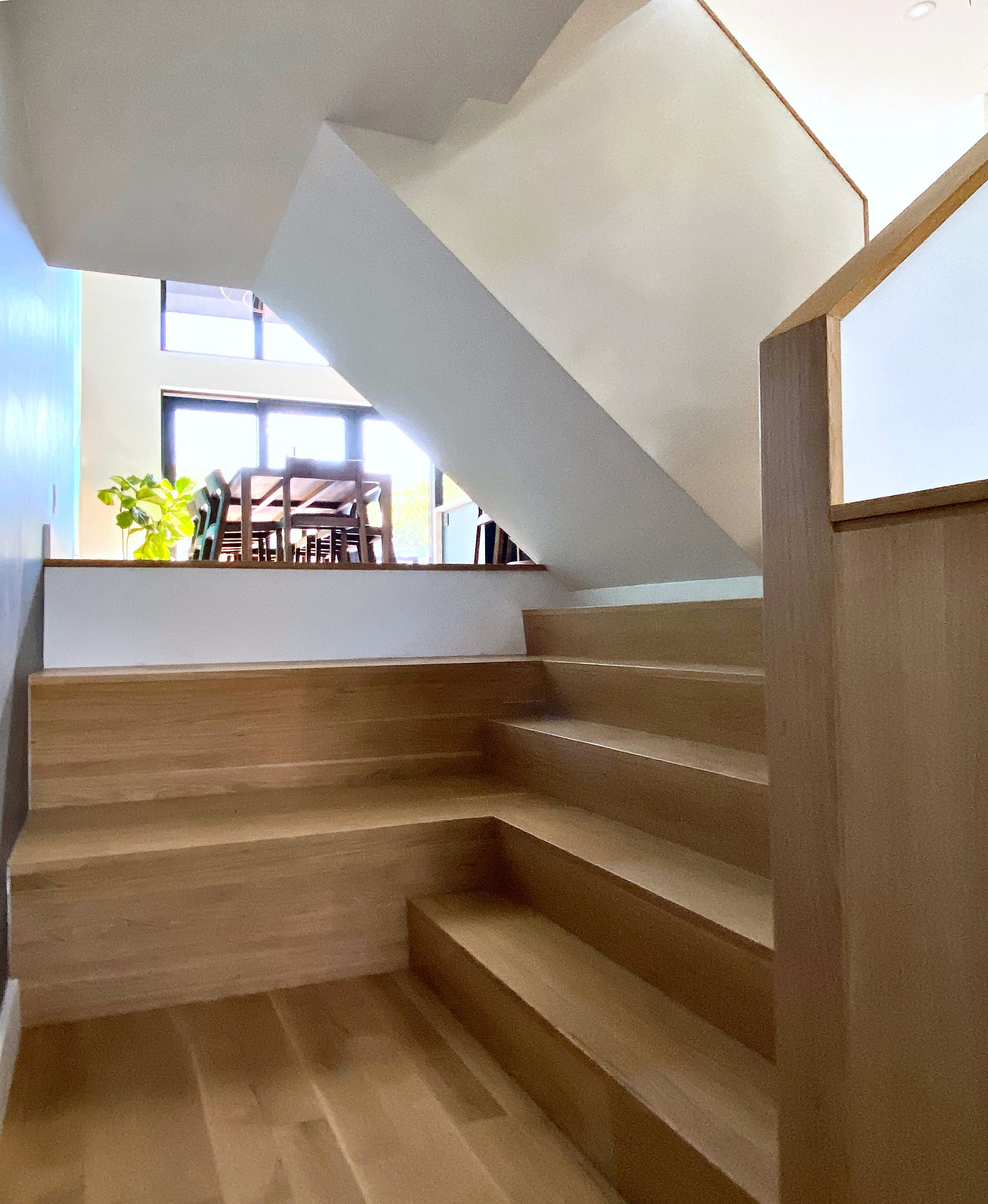 Williamsburg Townhouse stair seating