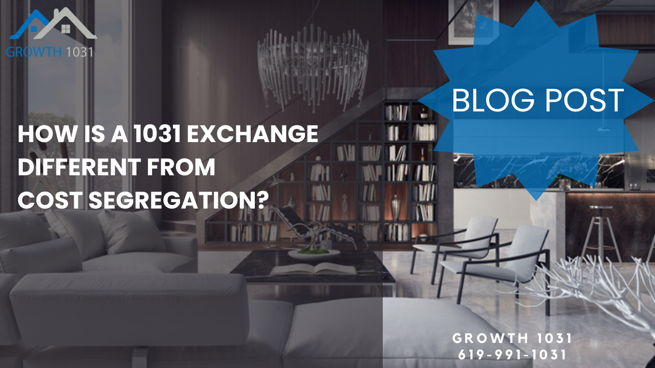 How Is a 1031 Exchange Different from Cost Segregation?