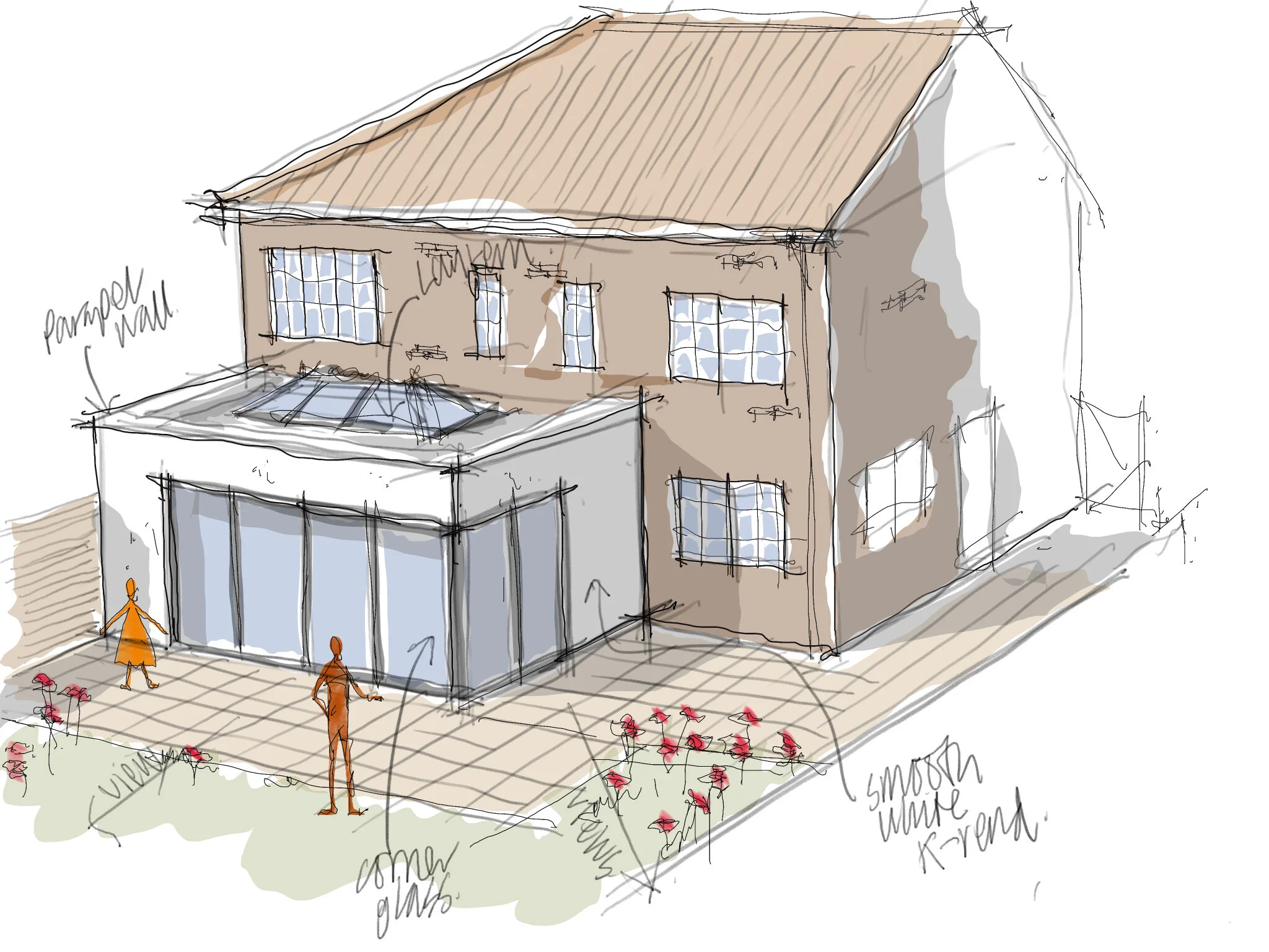 Conceptual Hand Sketch