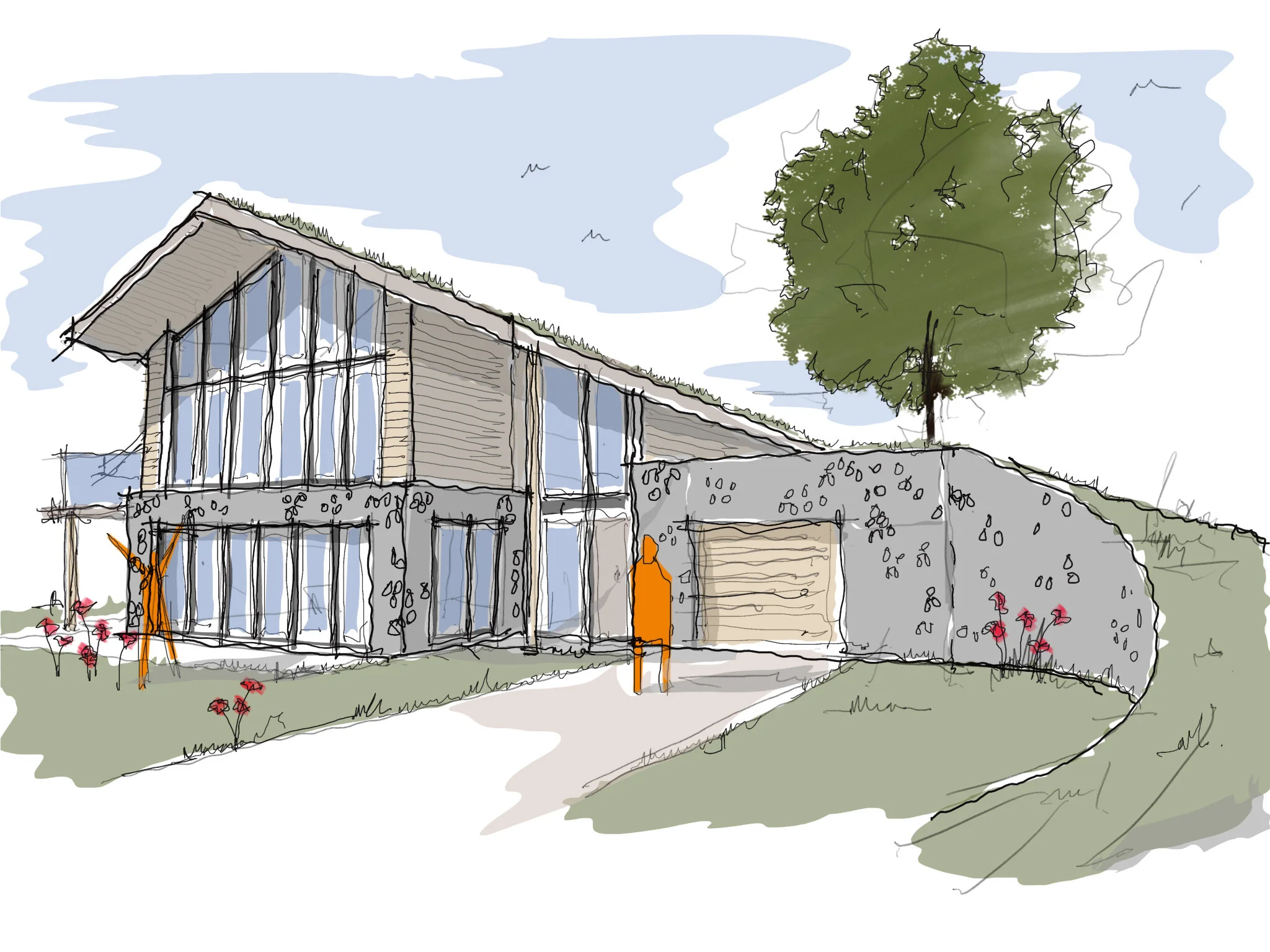 Detailed Hand Sketch