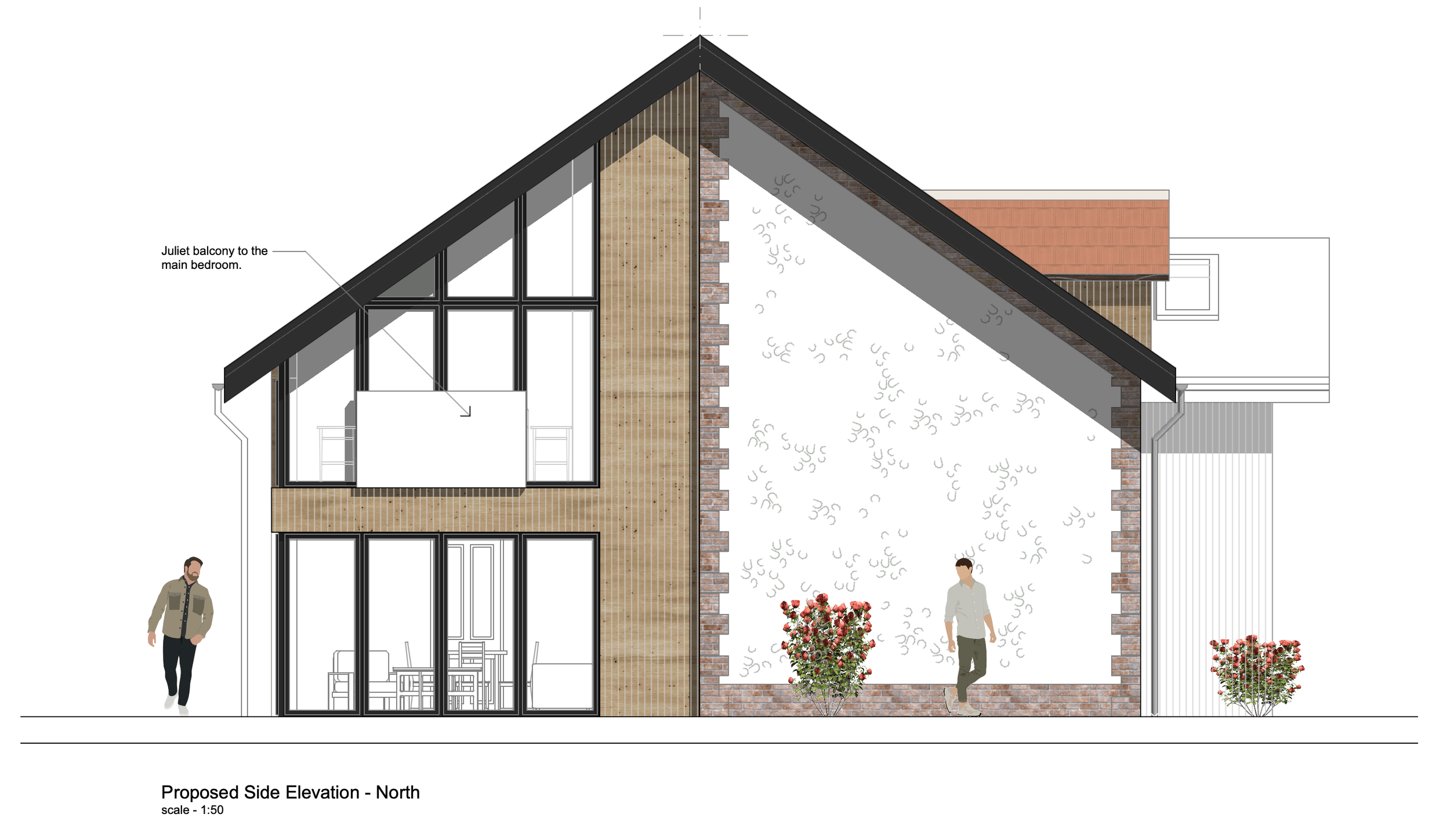 Replacement Dwelling North Norfolk Side Elevation.png