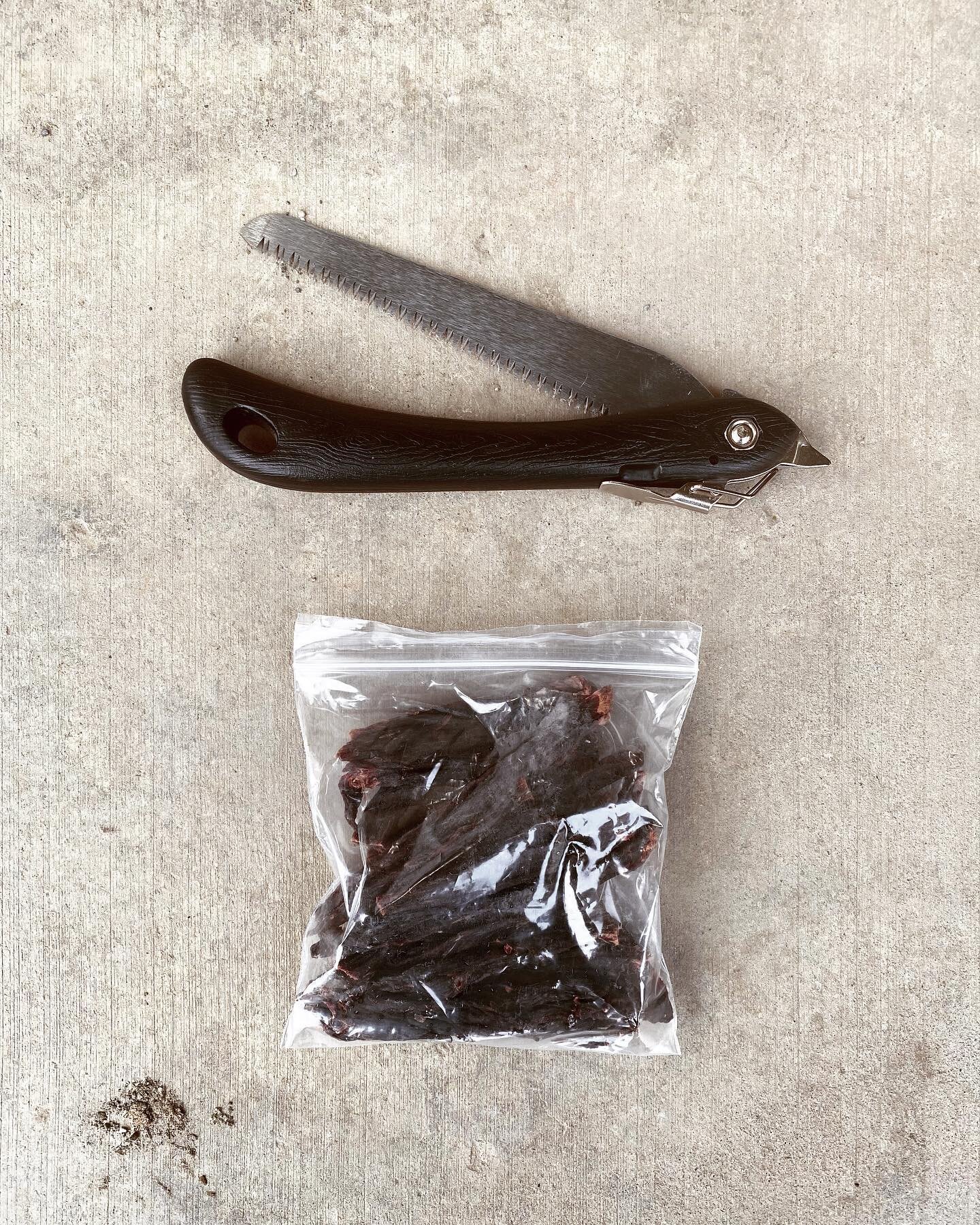 Gifts before the wilderness&mdash;paniktak, or moose jerky, and a folding saw. Today I head out to Onion Portage in Kobuk Valley National Park, and along the way it&rsquo;s small gifts like this &mdash; practical, beautiful things &mdash; from people