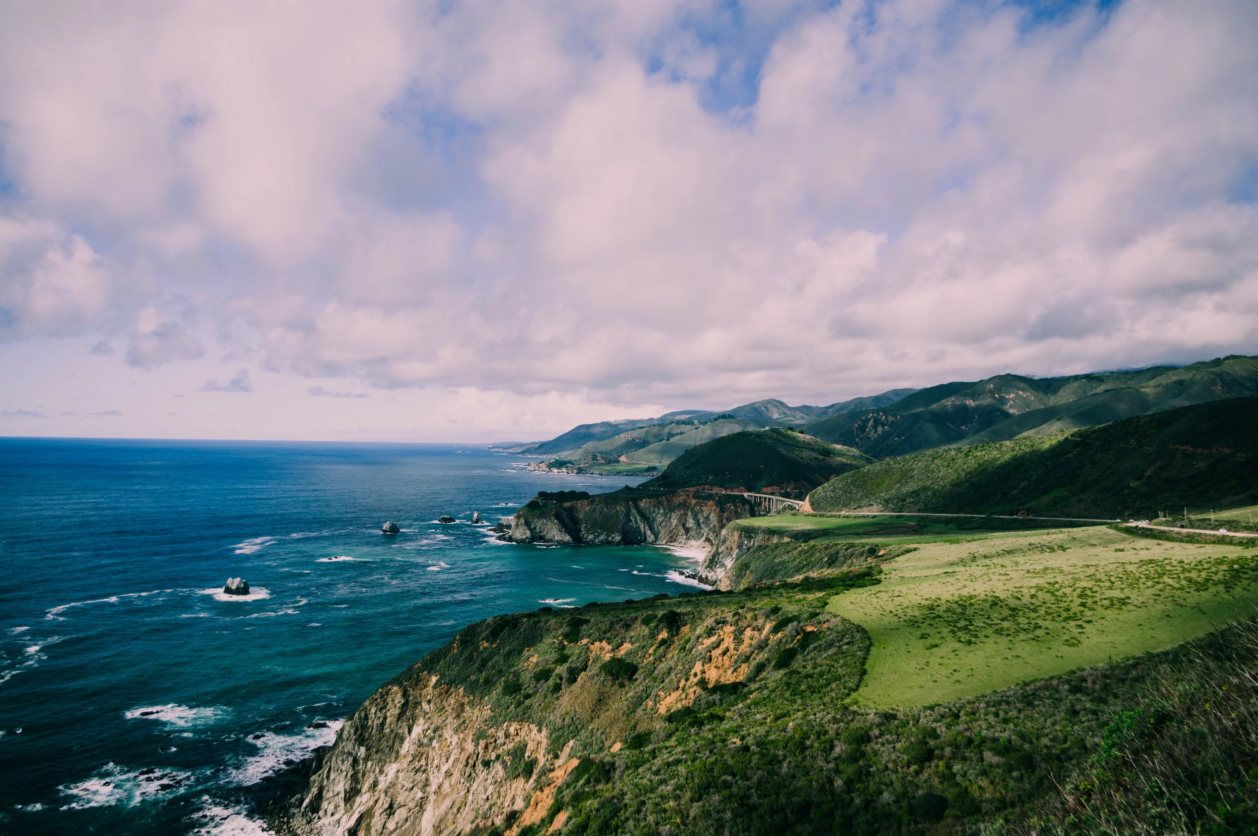 Pacific Coast Highway just north of Big Sur.