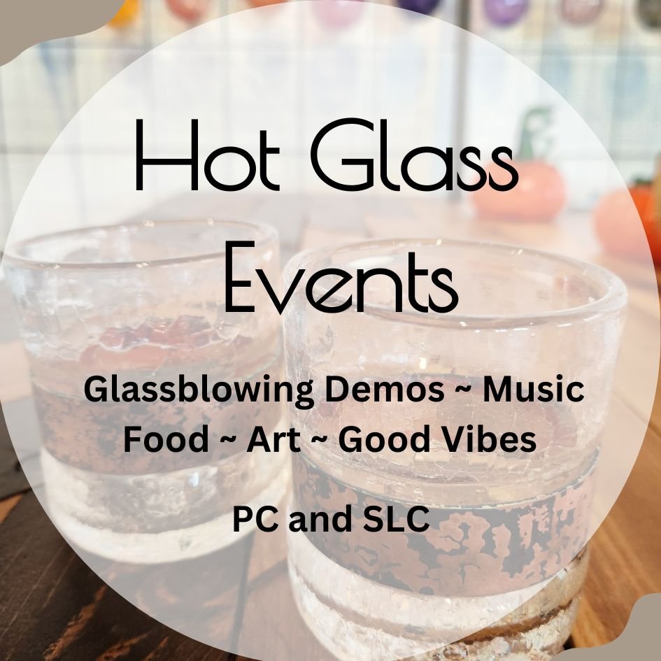 Book Now for Glass Blowing Classes & Private Sessions Red Flower