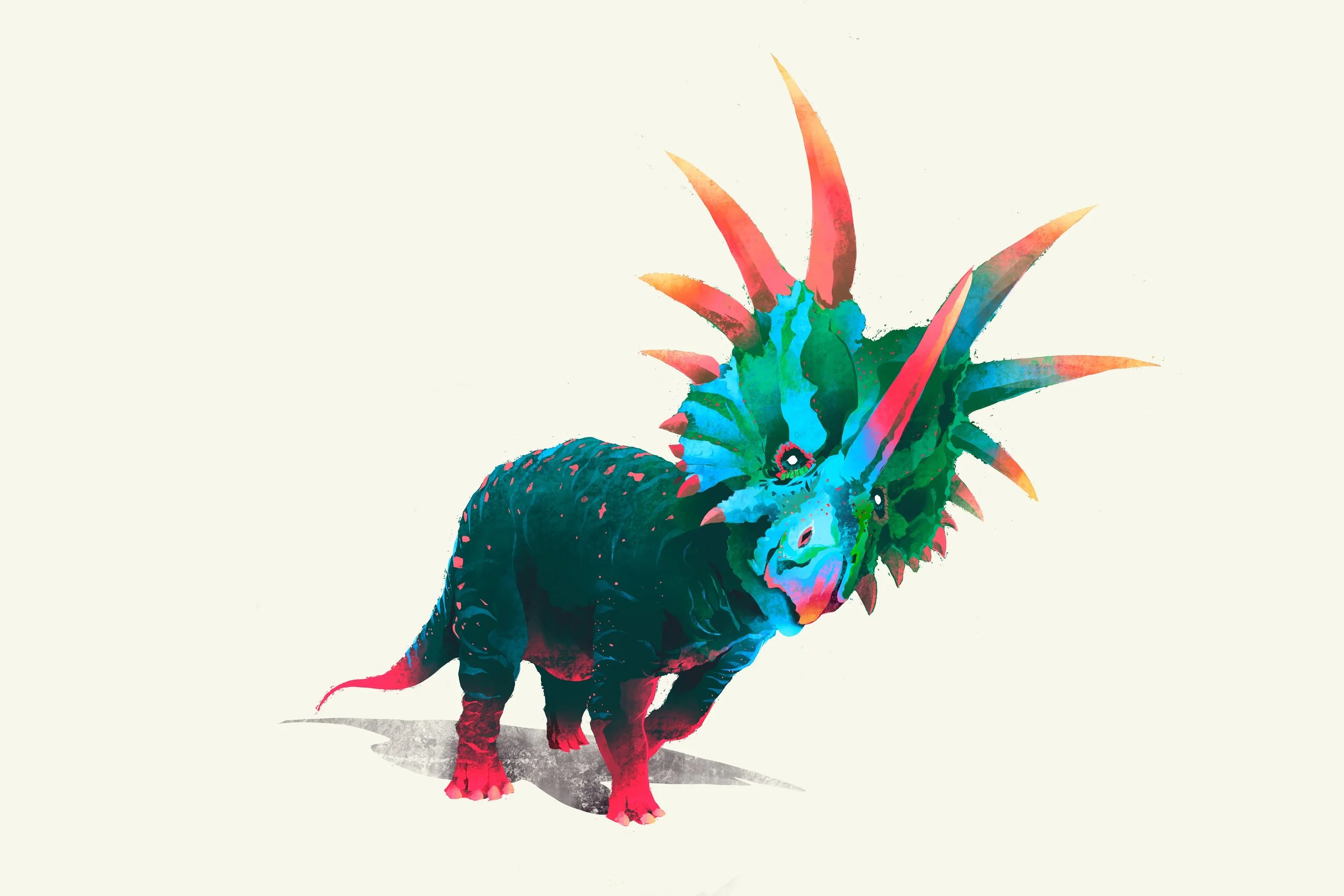 Watermelon Peach Ice cream 