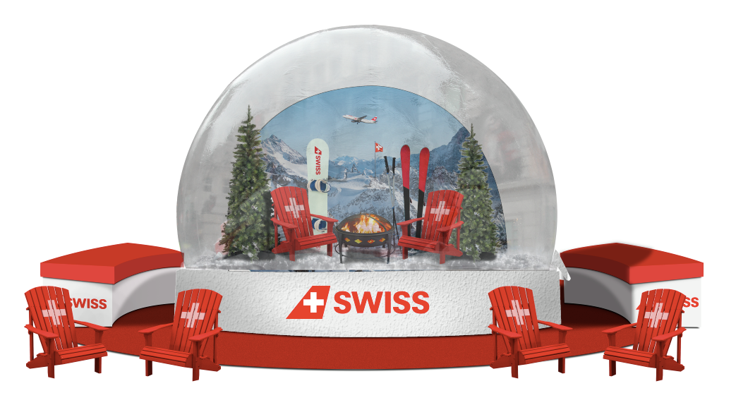 Swiss Snow Globe - Photo Opp
