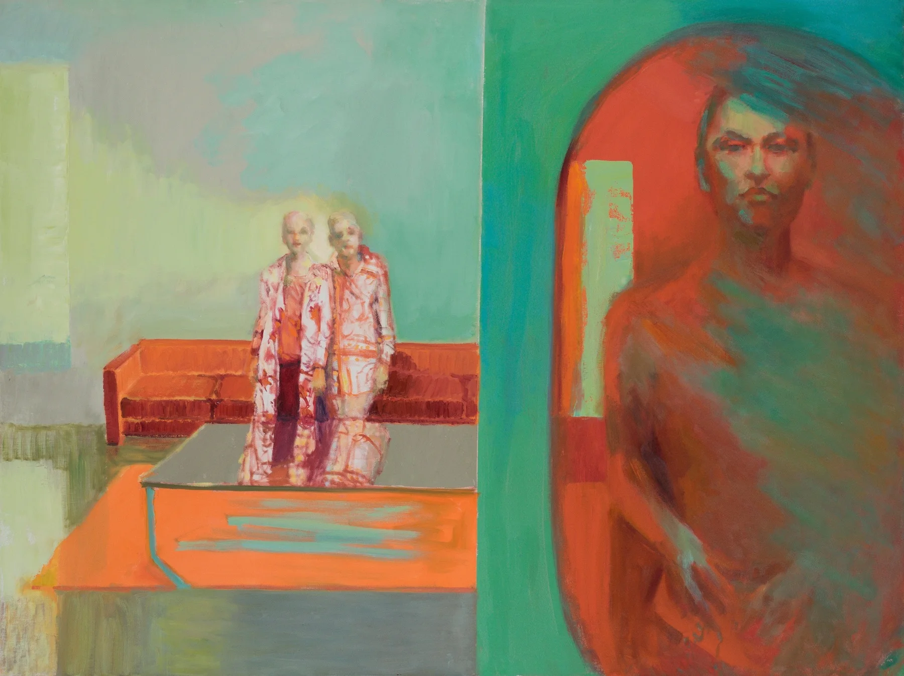 it was a monstrous beautiful thing (oil on canvas) 36"x48"