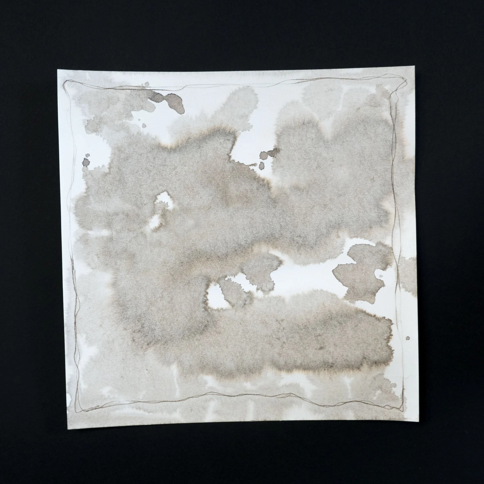 Ink drawing of a pillow