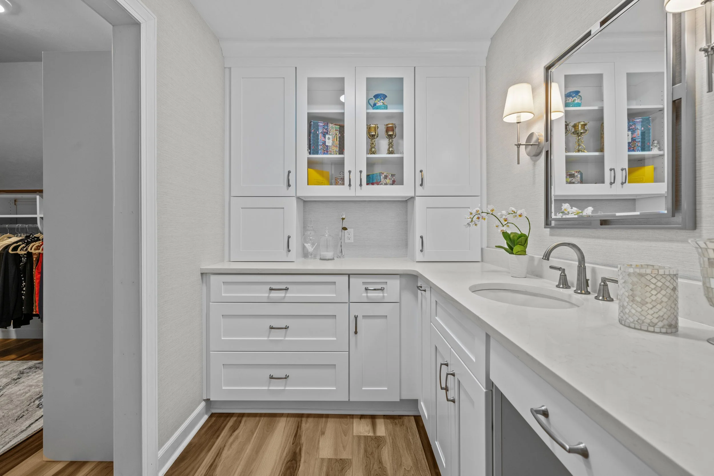 VANITY AREA AND CLOSET REMODEL - VIRGINIA BEACH