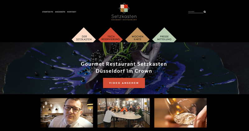 Restaurant Setzkasten Düsseldorf im Crown