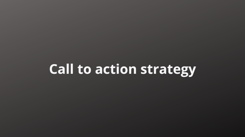 call to action strategy