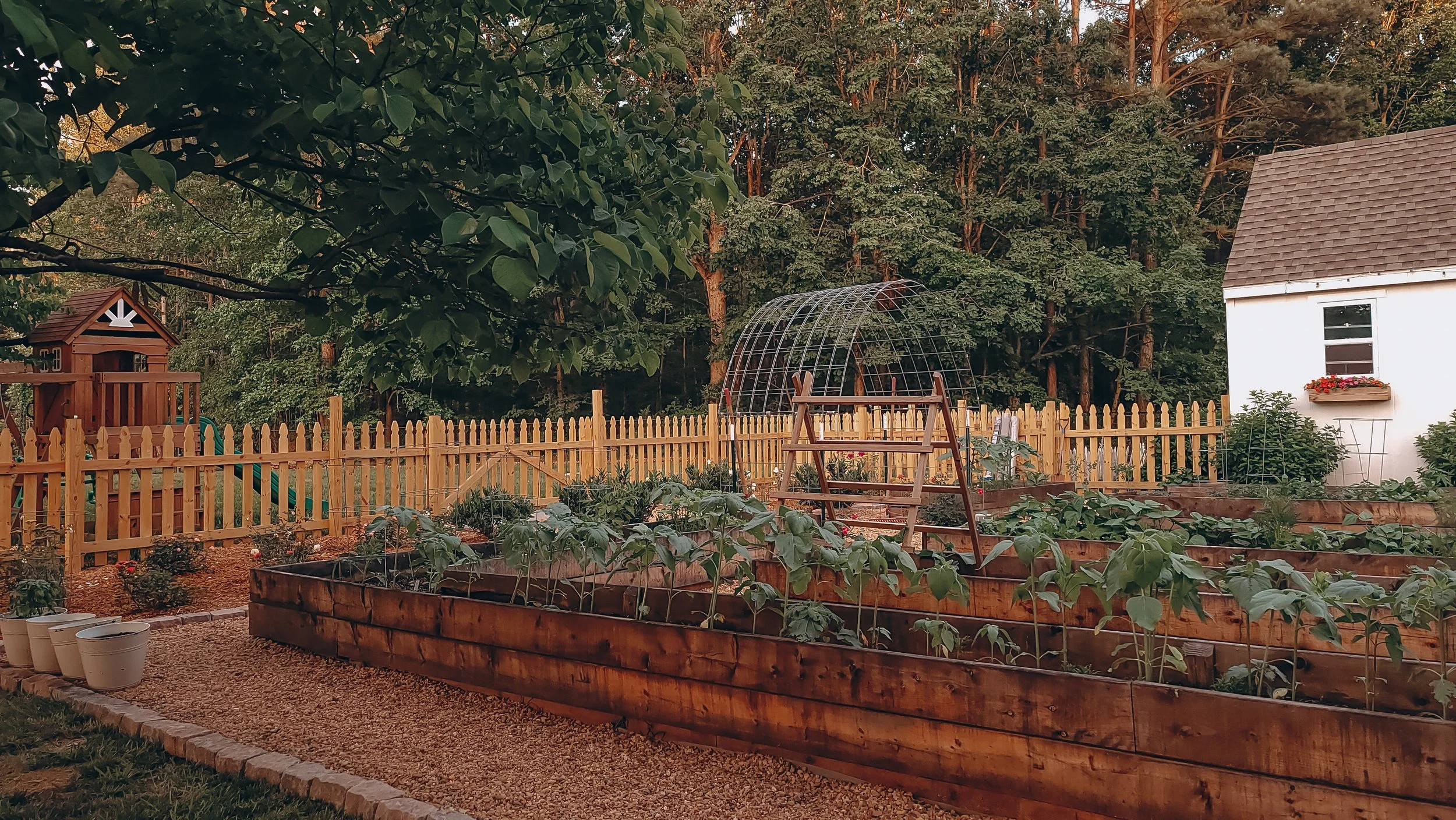 PEA GRAVEL & A PICKET FENCE — RHIANNON LAWSON HOME