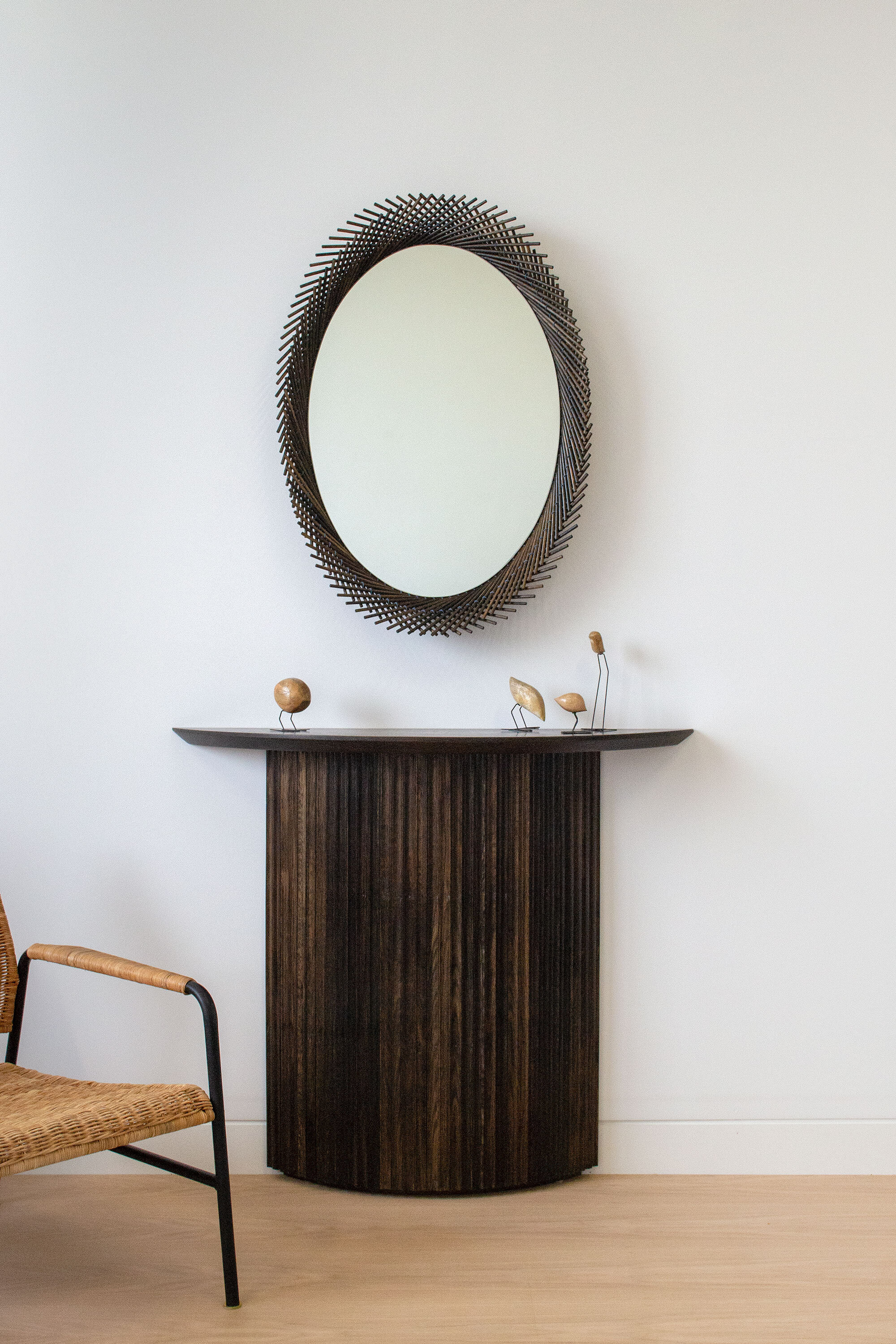  Oxidized Oak - Clear Mirror 