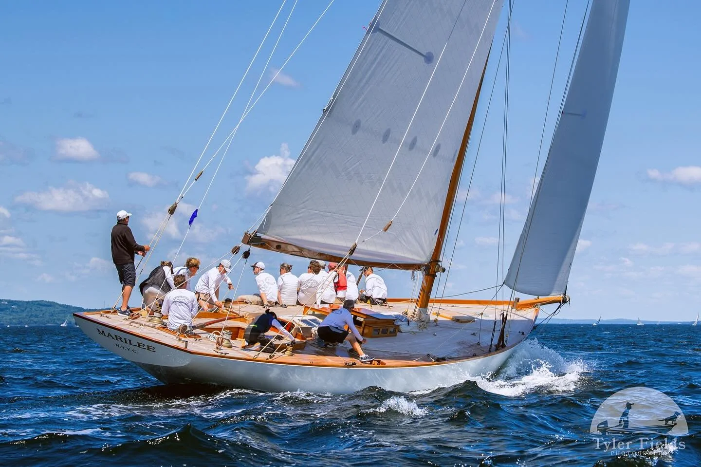 MARILEE | @camdenclassicscup 

I didn&rsquo;t go to Saint Tropez like all the cool kids this year, but I&rsquo;ve still photographed a NY40 along the Riviera. Maybe not the French one, but I&rsquo;ll take a weekend along the Midcoast Riviera any time