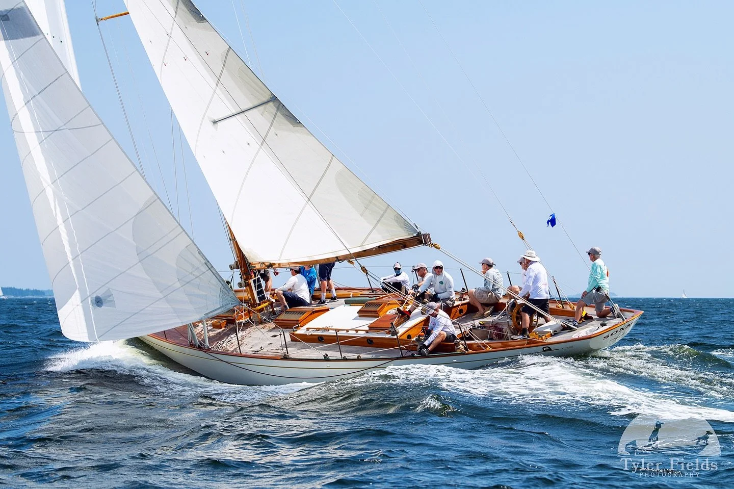 SONNY | @camdenclassicscup 

The boys at @eastpassageboatwrights do nice work.