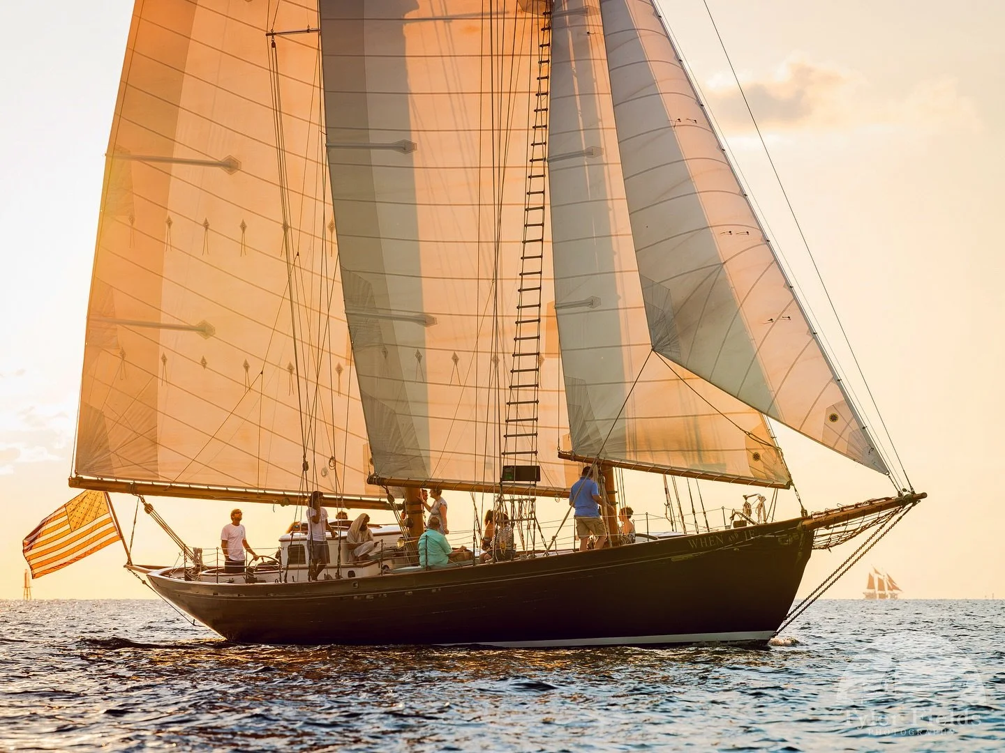 Great news from @sunsetsailkeywest  as @sailwhenandif finally has a new home in Key West&rsquo;s Historic Seaport!

Catch her before she sails north later this summer to start the @sunsetsailsalem season!