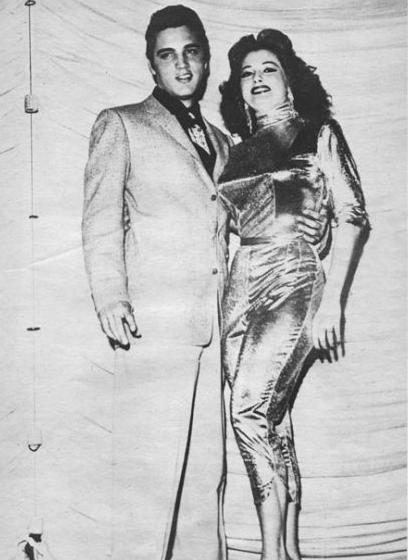 Tempest Storm with Elvis Presley