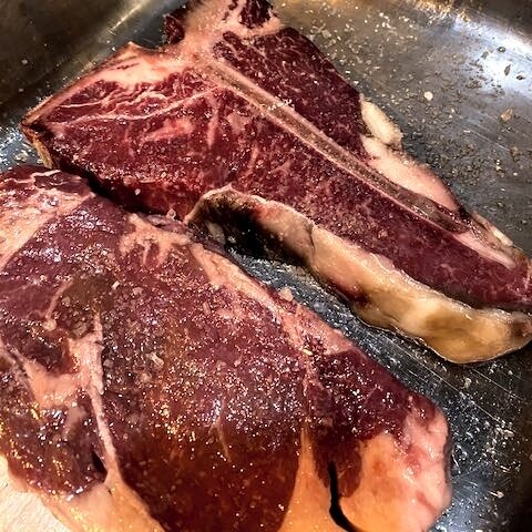 35 Day house dry aged T Bones tonight!