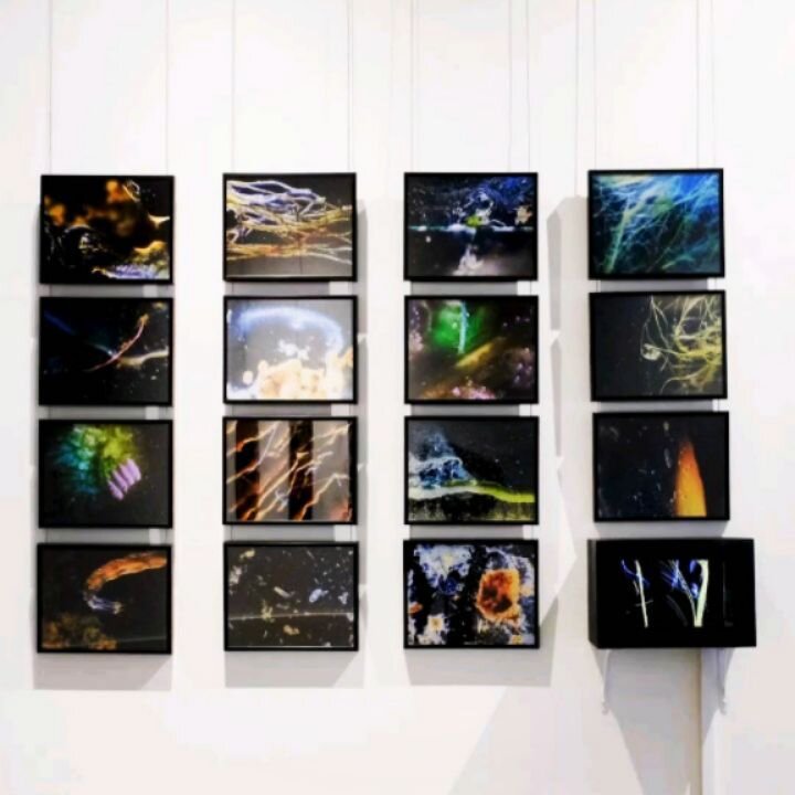 Have some new work at The Gallery @mountainshadowsaz  Show is up until May 31st, if you're in Phoenix, check it out! Includes multi-media works by @patriciasannitstudio , @kara._.brooks and @thepoetthatpaints. Curated by @cccolelab 
#mediaartist #med