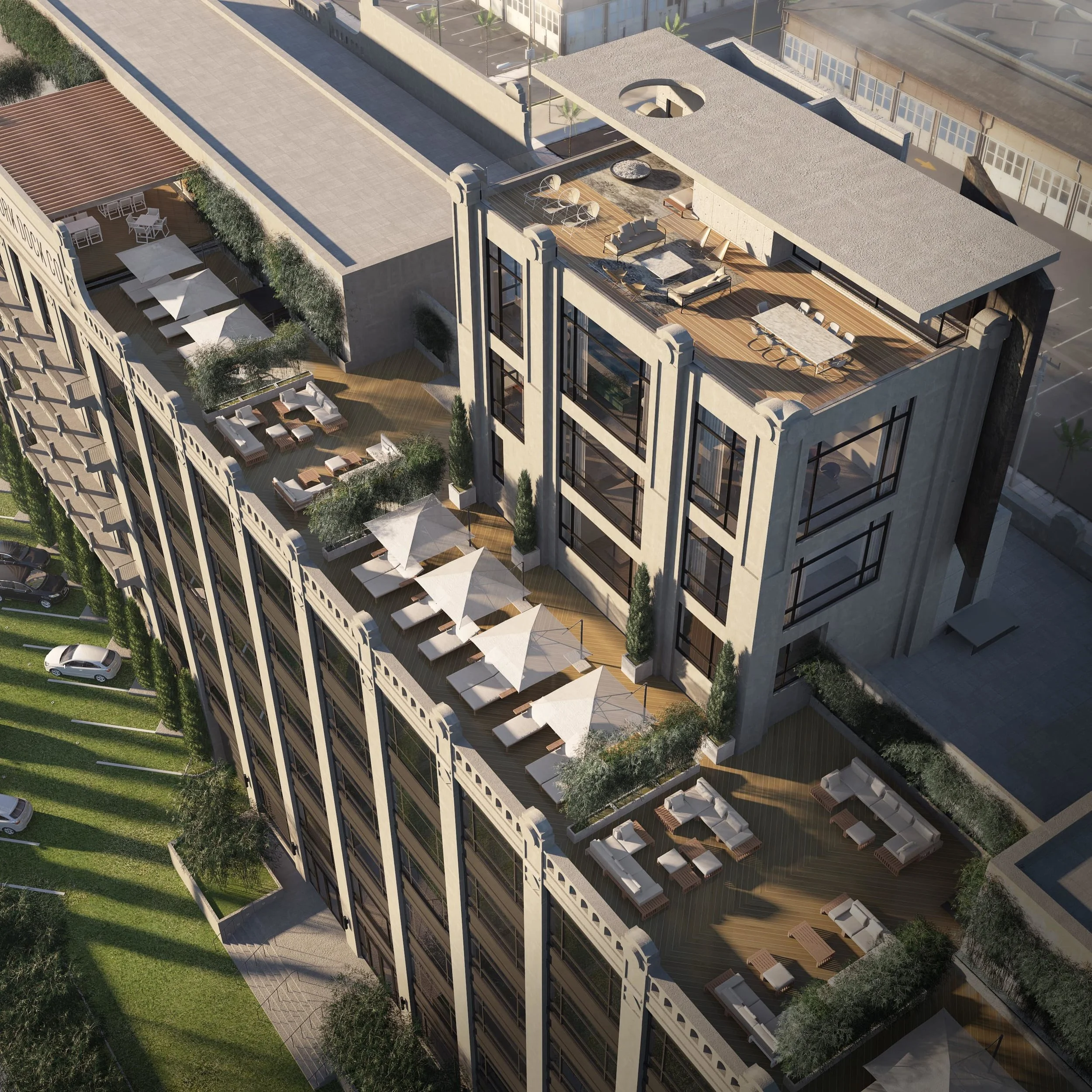 工业建筑改造的 Loft 与屋顶空间
