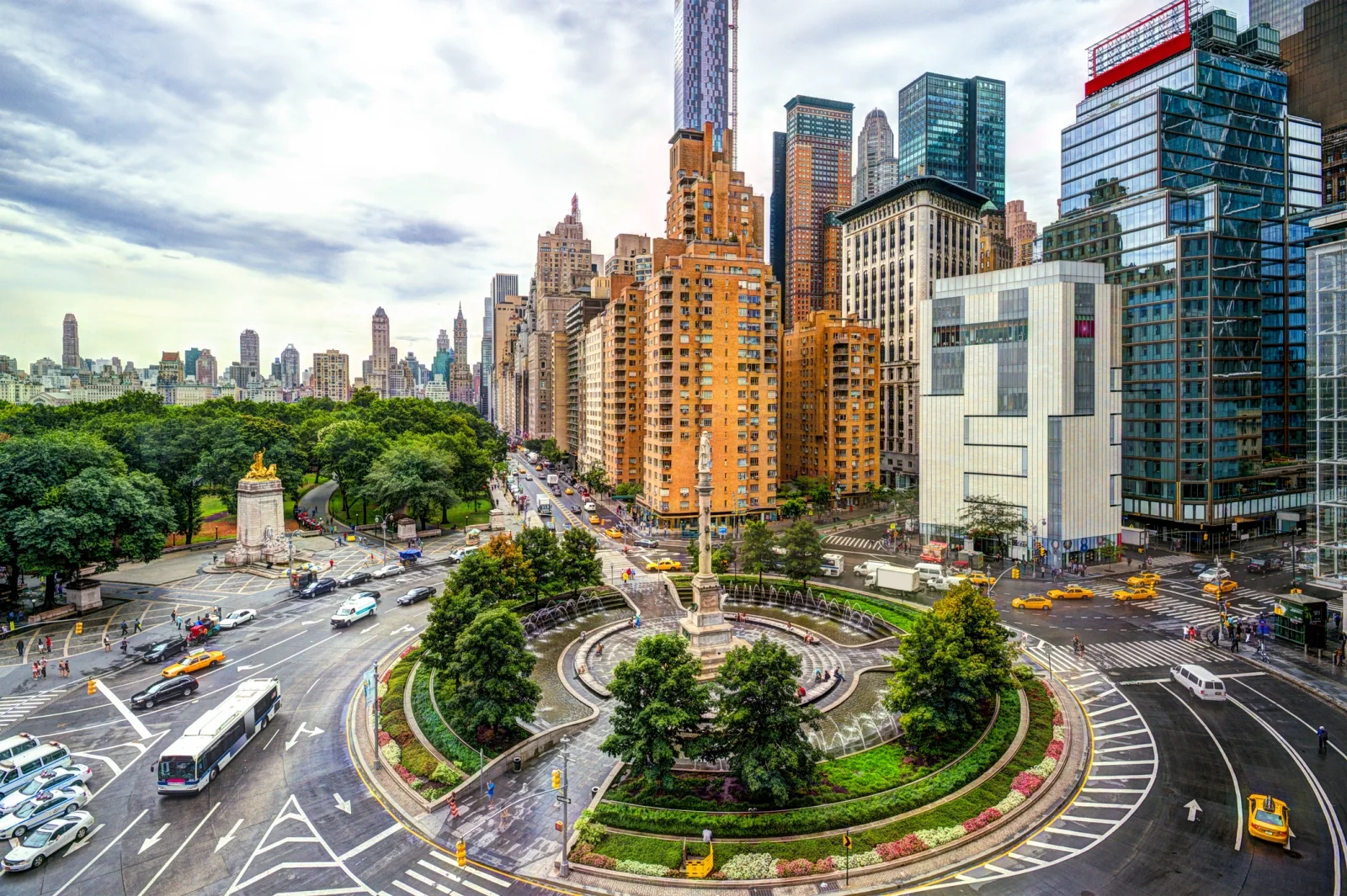 纽约上西区 Columbus Circle 与中央公园景观视频封面