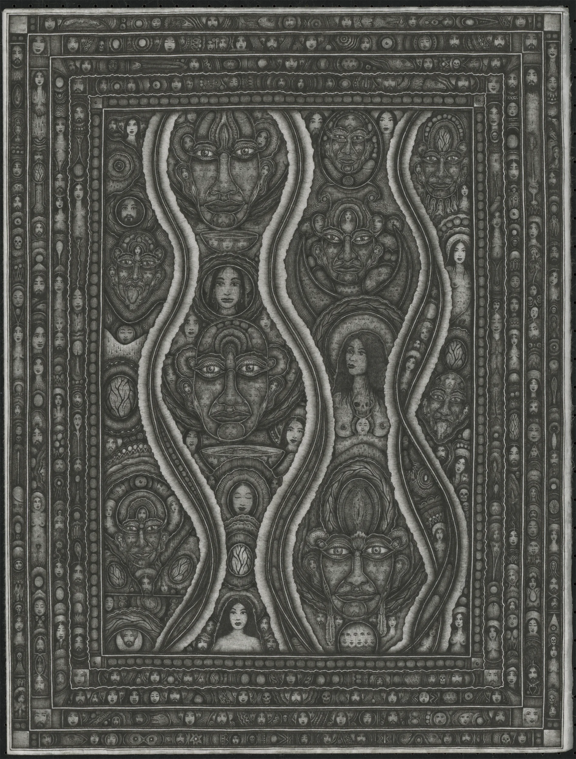 Untitled, 2015, #15XL2 ink on Japanese paper 25 x 19 in. (64 x 48 cm)