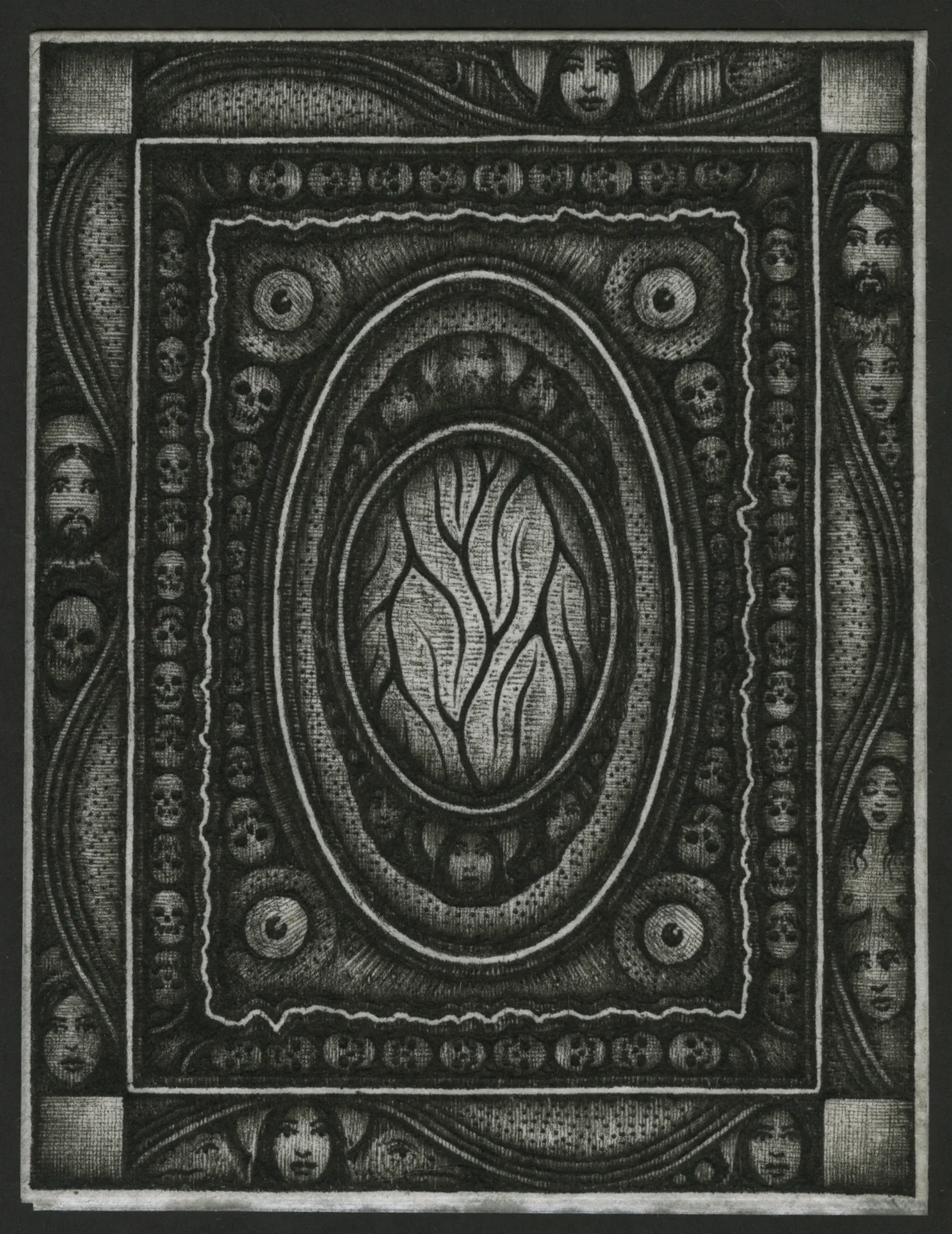 Untitled, 2017, #17XS7 ink on Japanese paper 6.25 x 4.75 in. (16 x 12 cm)