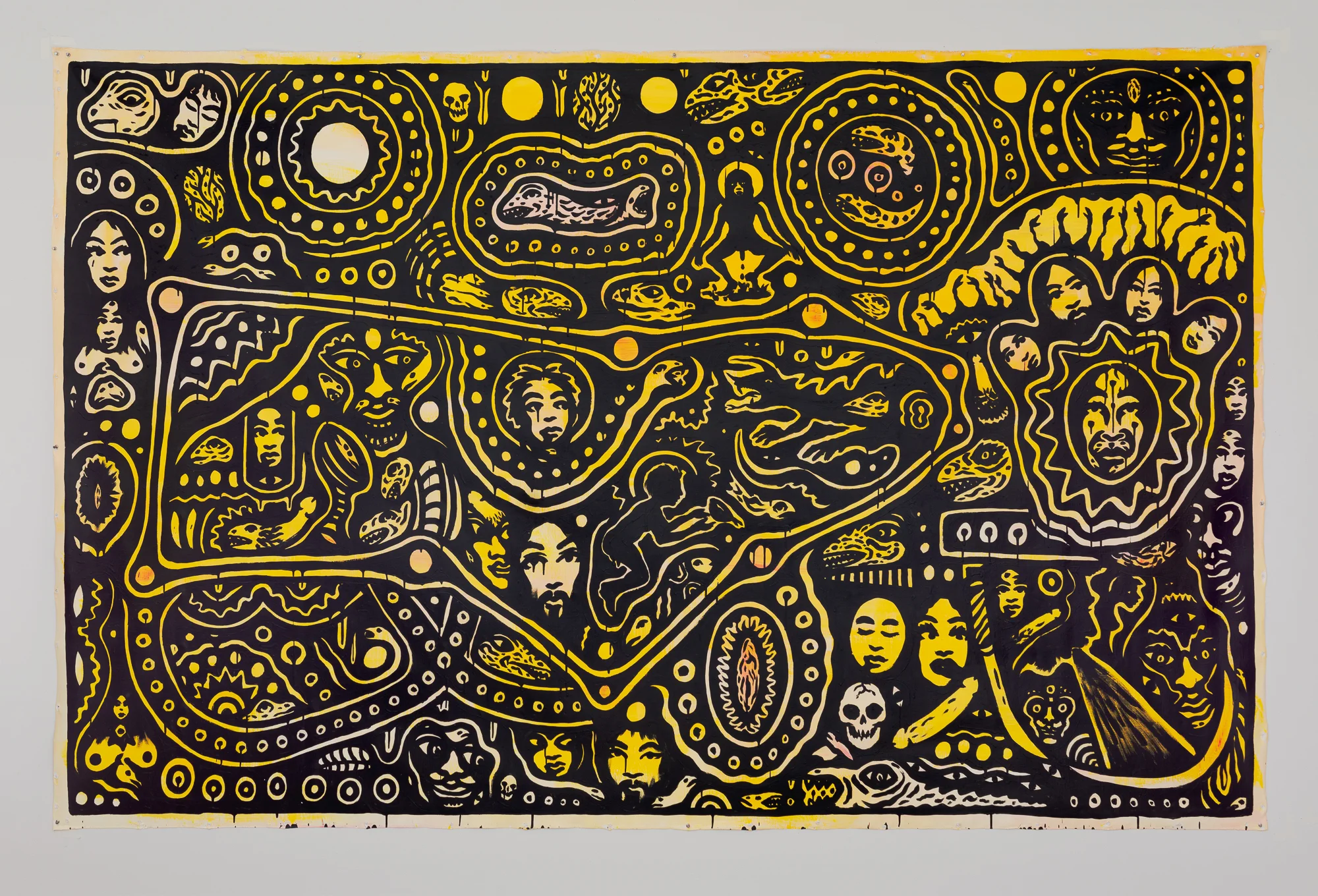 Untitled, 2018, # 18-8 acrylic on canvas 83x130 in. (210x330 cm)